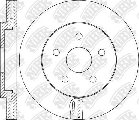 NiBK RN1470 - Disque de frein cwaw.fr