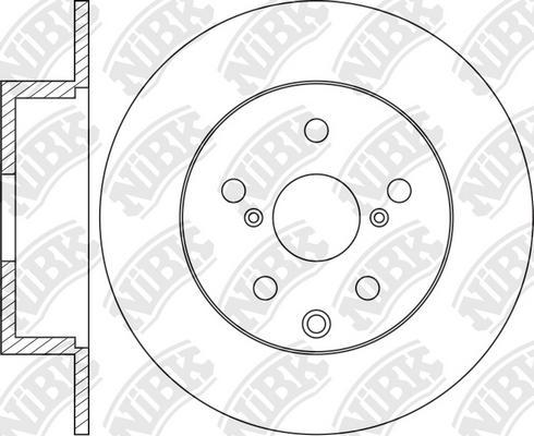 NiBK RN1473 - Disque de frein cwaw.fr