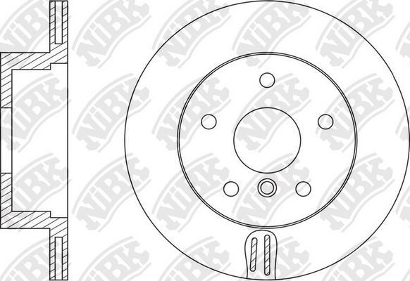 NiBK RN1593 - Disque de frein cwaw.fr