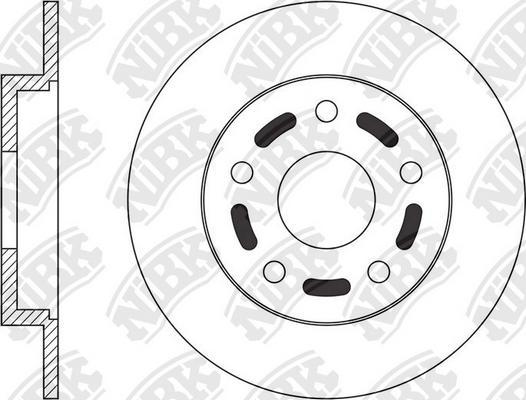 NiBK RN1552 - Disque de frein cwaw.fr