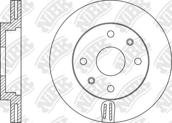 NiBK RN1571 - Disque de frein cwaw.fr