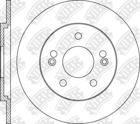 NiBK RN1643 - Disque de frein cwaw.fr