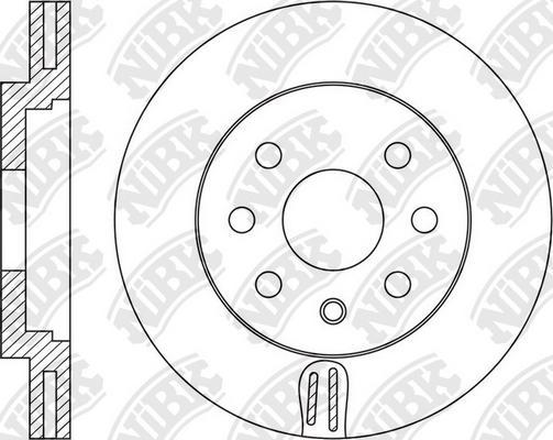 NiBK RN1647 - Disque de frein cwaw.fr