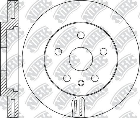 NiBK RN1682 - Disque de frein cwaw.fr