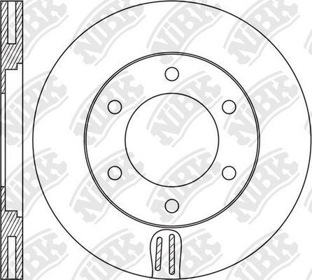 NiBK RN1631 - Disque de frein cwaw.fr