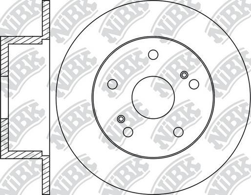 NiBK RN1092 - Disque de frein cwaw.fr