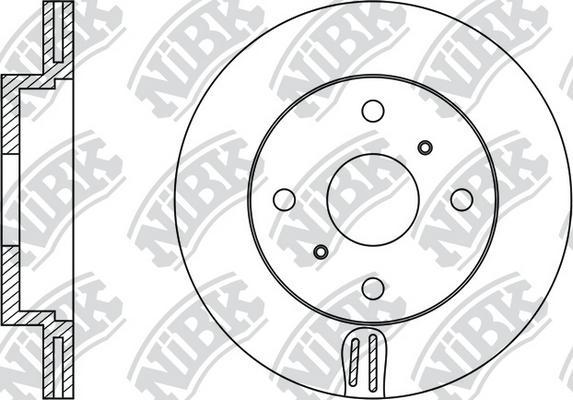 NiBK RN1097 - Disque de frein cwaw.fr