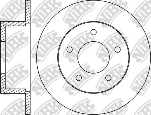 NiBK RN1049 - Disque de frein cwaw.fr