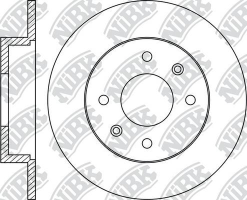 NiBK RN1040 - Disque de frein cwaw.fr