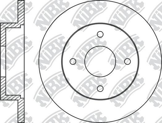 NiBK RN1043 - Disque de frein cwaw.fr