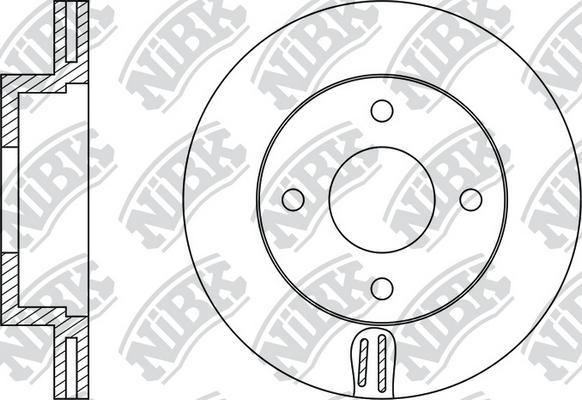 NiBK RN1042 - Disque de frein cwaw.fr