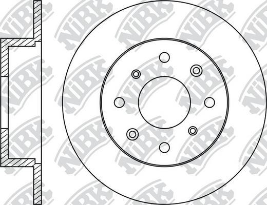 NiBK RN1052 - Disque de frein cwaw.fr