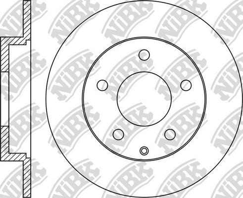 NiBK RN1062 - Disque de frein cwaw.fr