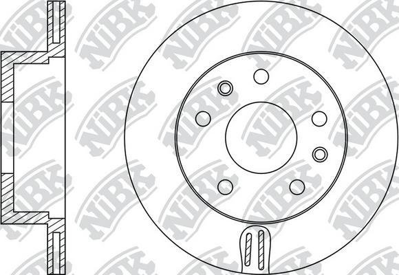 NiBK RN1067 - Disque de frein cwaw.fr