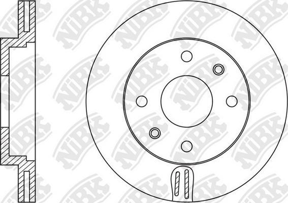 NiBK RN1004 - Disque de frein cwaw.fr