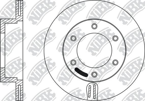 NiBK RN1005 - Disque de frein cwaw.fr