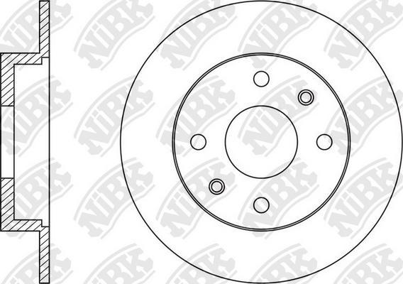 NiBK RN1001 - Disque de frein cwaw.fr