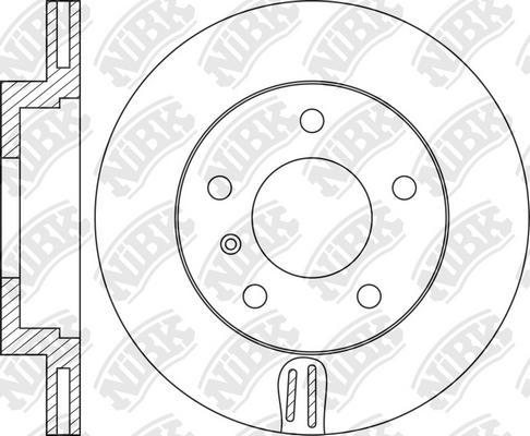 NiBK RN1014 - Disque de frein cwaw.fr