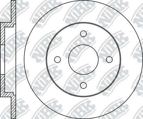 NiBK RN1018 - Disque de frein cwaw.fr