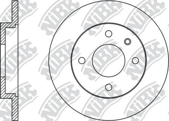 NiBK RN1012 - Disque de frein cwaw.fr