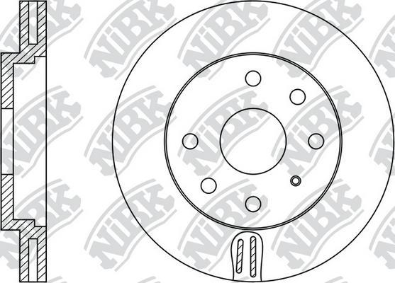 NiBK RN1017 - Disque de frein cwaw.fr