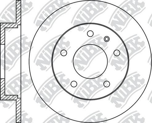 NiBK RN1084 - Disque de frein cwaw.fr