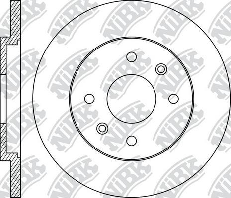 NiBK RN1086 - Disque de frein cwaw.fr