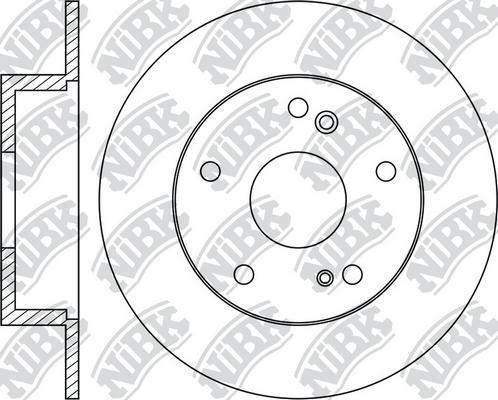 NiBK RN1035 - Disque de frein cwaw.fr