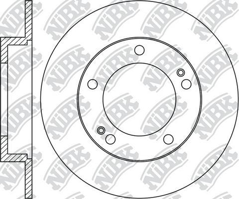 NiBK RN1038 - Disque de frein cwaw.fr