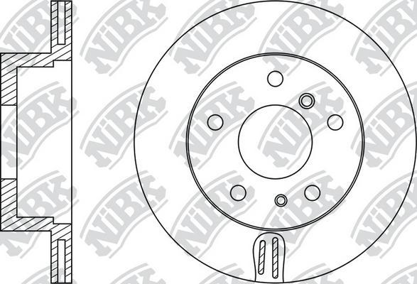 NiBK RN1033 - Disque de frein cwaw.fr