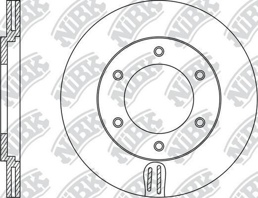 NiBK RN1029 - Disque de frein cwaw.fr