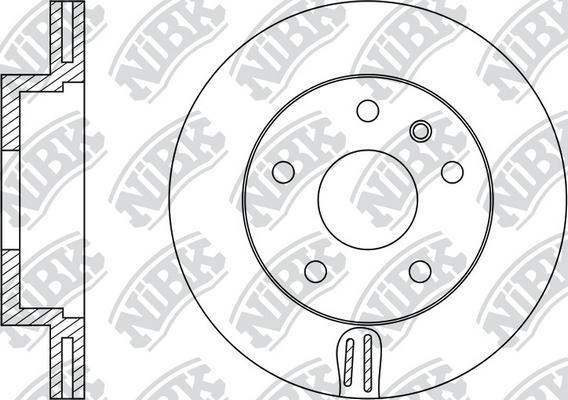 NiBK RN1020 - Disque de frein cwaw.fr