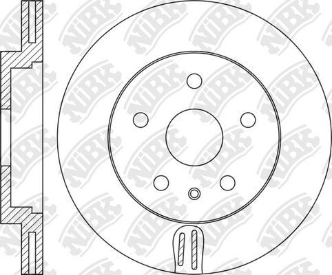 NiBK RN1022 - Disque de frein cwaw.fr