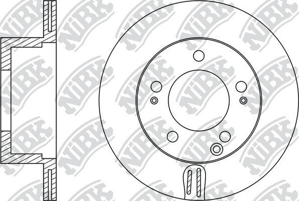 NiBK RN1197 - Disque de frein cwaw.fr