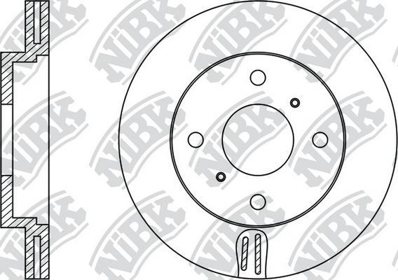 NiBK RN1144 - Disque de frein cwaw.fr