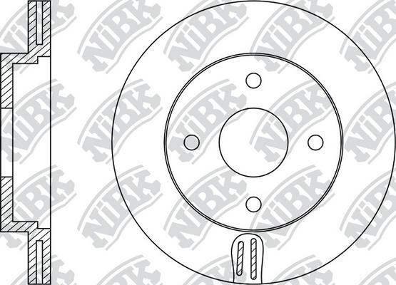 NiBK RN1146 - Disque de frein cwaw.fr