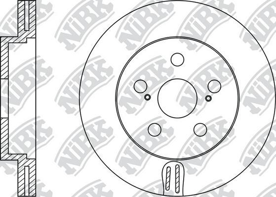 NiBK RN1142 - Disque de frein cwaw.fr