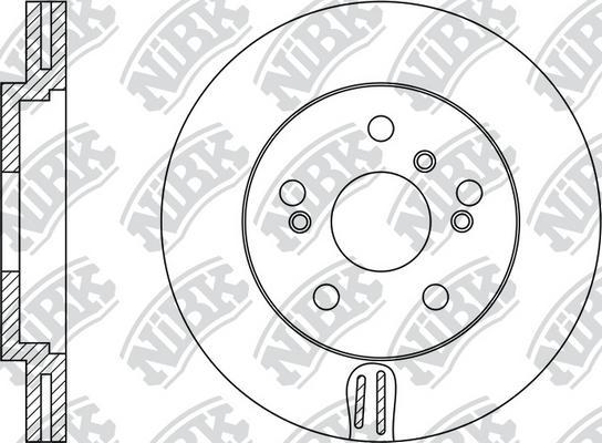 NiBK RN1154 - Disque de frein cwaw.fr