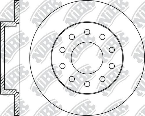 NiBK RN1153 - Disque de frein cwaw.fr