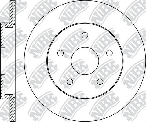 NiBK RN1164 - Disque de frein cwaw.fr