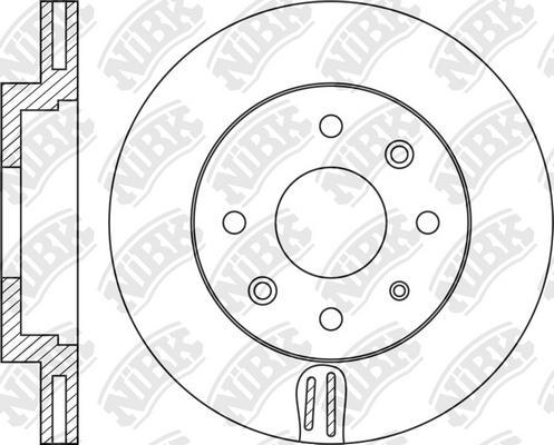 NiBK RN1166 - Disque de frein cwaw.fr