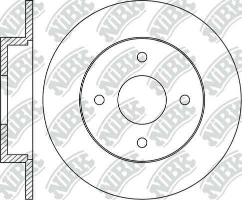 NiBK RN1168 - Disque de frein cwaw.fr