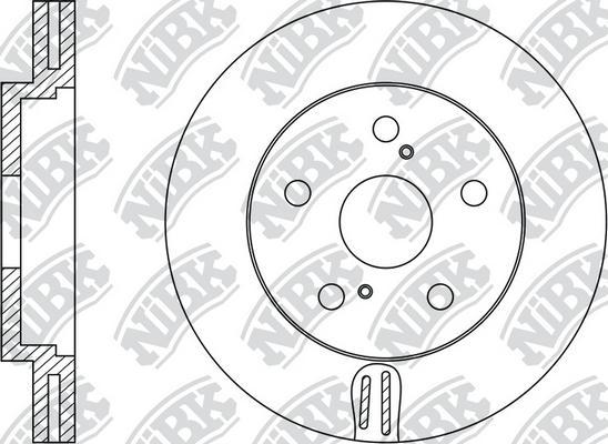 NiBK RN1162 - Disque de frein cwaw.fr