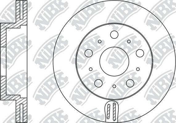 NiBK RN1167 - Disque de frein cwaw.fr