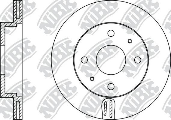 NiBK RN1100 - Disque de frein cwaw.fr