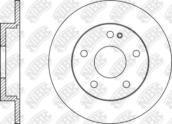 NiBK RN1107 - Disque de frein cwaw.fr