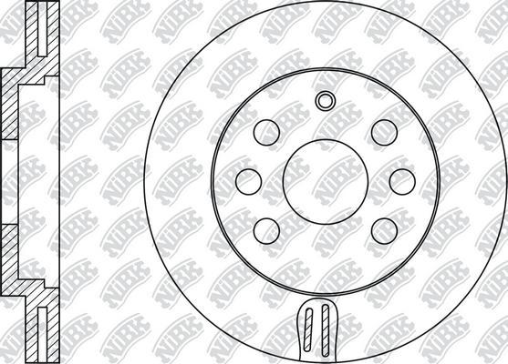 NiBK RN1110 - Disque de frein cwaw.fr