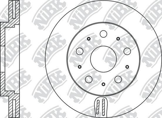 NiBK RN1113 - Disque de frein cwaw.fr