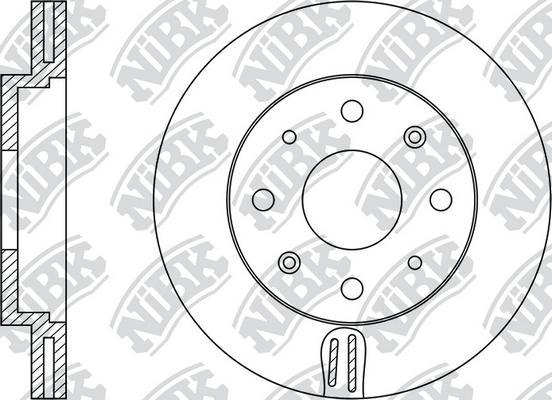 NiBK RN1184 - Disque de frein cwaw.fr