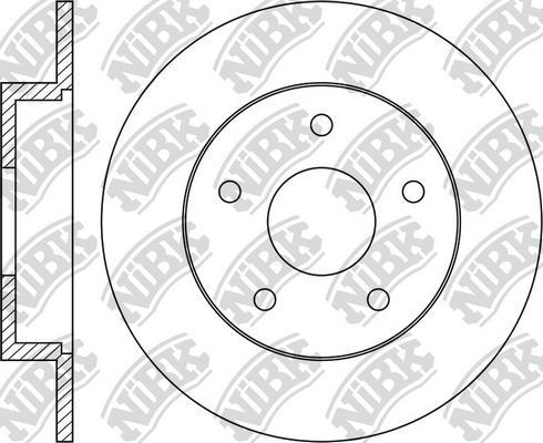 NiBK RN1186 - Disque de frein cwaw.fr